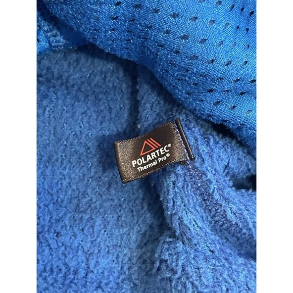 Patagonia Fleece Sweater Womens XS 1/4 Button Dark Blue Pullover Polartec - Picture 9 of 9